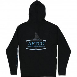 AFTCO TALL TAIL HOODIE - BLACK